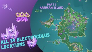 Genshin Impact All Electroculus Locations on Narukami Island  Guide Genshin Impact [upl. by Einon7]