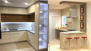 100 Modular Kitchen Design Ideas 2024 Open Kitchen Cabinet Colors Modern Home Interior Design Ideas [upl. by Arretnahs]