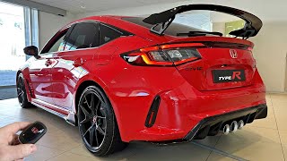 2023 Honda Civic Type R  Visual Review Sound Exterior Interior amp LogR [upl. by Imalda]