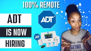 Security Monitoring Work From Home Customer Service Rep  ADT  Now Hiring  US Nationwide 👮🏽‍♂️ [upl. by Bugbee]