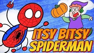 The Itsy Bitsy Spiderman 🕷️ A SUPERHERO 🦸 Nursery Rhyme for PreSchool Kids  Cool School [upl. by Aimik]