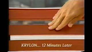 Krylon Spray Paint Johnny Bench Commercial 1994 [upl. by Atsilac8]