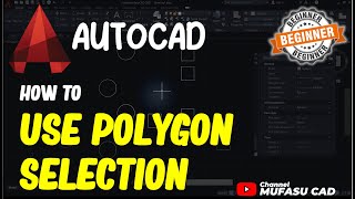 AutoCAD How To Use Polygon Selection [upl. by Bayer]