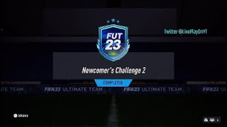 Newcomers Challenge 2 SBC  CHEAPEST METHOD  FIFA 23 [upl. by Yenffad]