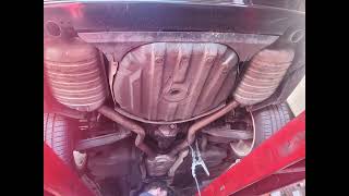 BMW E38 740i Sport Straight pipe muffler delete vs stock catback Exhaust Notes [upl. by Jochbed714]