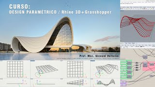 Design Paramétrico com Rhino 3D e Grasshopper [upl. by Ayomat]