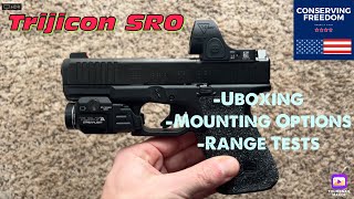 Trijicon SRO Unboxing Mounting and Range TestsReview [upl. by Thornburg]