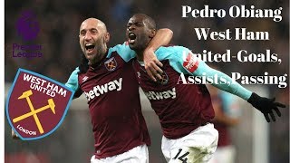 Pedro ObiangWest Ham UnitedGoals●Assists●PassingftSpurs Screamer🔥 [upl. by Notsek]