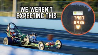 Turbo 670 Dragster SMASHES PERSONAL BEST with a 90 MPH Pass [upl. by Ahsenrad]