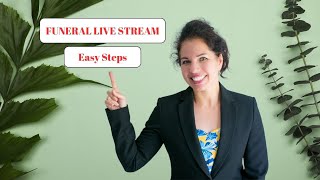 Funeral Live Stream Easy steps [upl. by Darrej497]