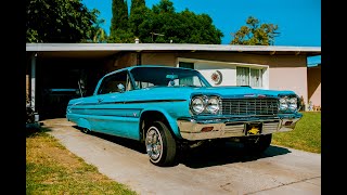 quotBlue Velvetquot 64 ss Impala Lowrider  the story by Estevan Oriol [upl. by Laval]