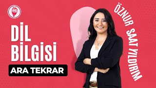 6 Cümle Türleri ve Çatı Bilgisi  Öznur Saat Yıldırım KPSS TÜRKÇE ARA TEKRAR 2024 [upl. by Benji]