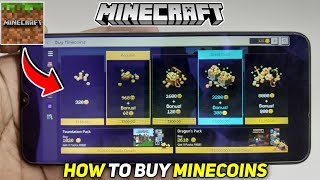 How To Buy Minecoins In Minecraft Pe [upl. by Lellih587]