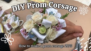 How to Make a Corsage for Prom 2023 [upl. by Lowenstern467]