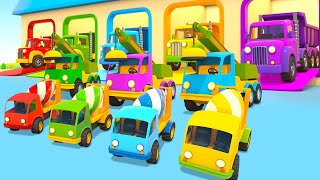 Car cartoons full episodes amp Street vehicles cartoon for kids Helper cars for kids amp Leo the Truck [upl. by Notlrak]