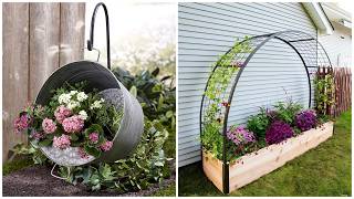 A large selection of beautiful garden decor ideas creating a private area in the backyard and patio [upl. by Kciderf]