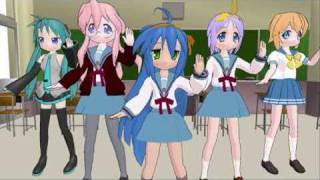 MMD Hare Hare Yukai  Lucky Star [upl. by Lyj]