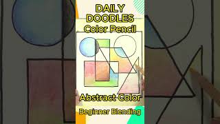 Embrace Color Pencil for Zen Doodle Art  how to blend layer color pencils  SHORT [upl. by Cadel]