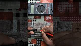 BC547 Transistor Test or checking process With Multimeter bc547transistor diy multimeter [upl. by Ewolram]