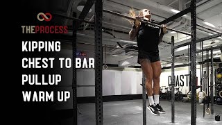 Kipping Chest To Bar Pullup Warm Up [upl. by Saxet]