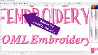 Embird Studiowork with Font engine and pick the best embroidery fonts [upl. by Hazelton]