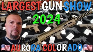 GUN SHOW LARGEST GUN SHOW IN AURORA COLORADO [upl. by Hcirteid996]