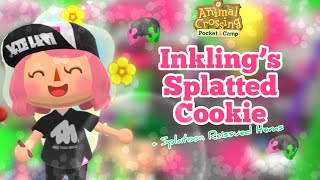 Inkling’s Splatted Cookie  Splatoon Reissued Items  Animal Crossing Pocket Camp [upl. by Mathi]