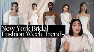 New York Bridal Fashion Week 2025 Trends  Luxury Wedding Planning Tips by Nazlee [upl. by Ytram]