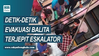 Dramatis Detikdetik Evakuasi Pengunjung Terj3pit J4ri di Eskalator Mal [upl. by Nairam557]