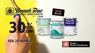 BeautiTone Paint on sale Mar 4 Mar10 2021 Save 30 on your favourite BeautiTone paings [upl. by Cira]