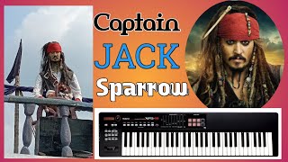 Captain Jack Sparrow song on Piano  Pirates Of Caribbean Theme Song Piano  jack Sparrow [upl. by Bonnibelle]