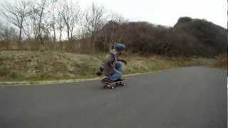 20130324 ダウンヒルスライド練習 Freeride amp Techslide [upl. by Sheaff133]