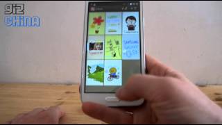 GooPhone S5 Galaxy S5 Clone running Kitkat hands on  GizChinacom [upl. by Kort]