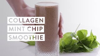 Collagen Mint Chocolate Chip Smoothie Recipe  goop [upl. by Roger]