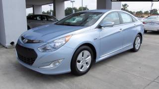 2011 Hyundai Sonata Hybrid Start Up Engine and In Depth Tour [upl. by Gentes]