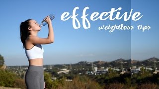 6 effective weightloss tips that will make a BIG difference [upl. by Hareehat]