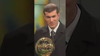 🌕Le Ballon dOr de Zizou en 1998 shorts football zidane ballondor [upl. by Arly]