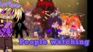 People watchingBy Conan Gray\ft Aftons and othersFnaf Gacha [upl. by Riatsala879]