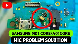 ✅ SOLVED Samsung m01 core mic problem  Samsung m01 core mic problem solution 🔥 [upl. by Nolram]