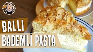 Ballı Bademli Pasta Tarifi  Alman Pastası  Hatice Mazı ile Yemek Tarifleri [upl. by Benedick]