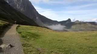 Hiking in Pyrenees col Somport ref Pombie Day1 [upl. by Nahtanohj]