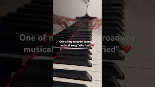 Satisfied from Hamilton musical piano version without music sheet [upl. by Magan]