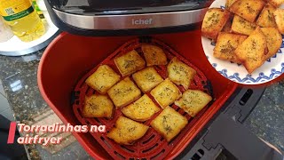 TORRADINHAS NA AIR FRYER CROCANTES E DELICIOSAS [upl. by Kolivas]