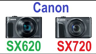 Canon PowerShot SX720 vs Canon PowerShot SX620 [upl. by Turk]