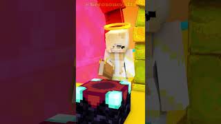 Judgement Heaven or Hell  Past Lives  fypシ゚ minecraft minecraftanimation sad [upl. by Nnyletak]