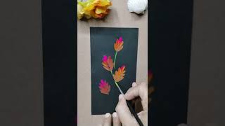 Easy Acrylic Painting Tutorial Beautiful Painting acrylic painting shorts youtubeshorts reels [upl. by Nosnah]