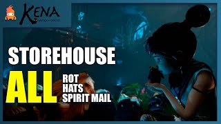 Kena Storehouse Walkthrough  Kena Storehouse All Collectibles Guide  Kena Bridge of Spirits PS5 [upl. by Jaqitsch586]