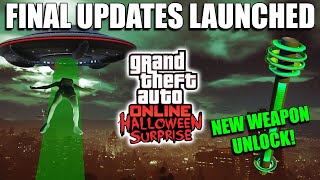 Final Halloween Surprise Updates UFO Abduction Weather Change Unlock The Shocker  GTA 5 Online [upl. by Ecarret314]