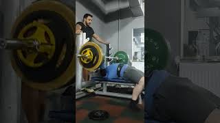 2Set Bench Press 90kg x 5 [upl. by Zebapda]