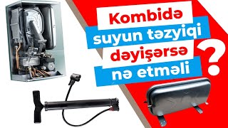 Kombidə suyun təzyiqi aşağı və ya yuxarı olarsa nə etməli [upl. by Aihsenot]